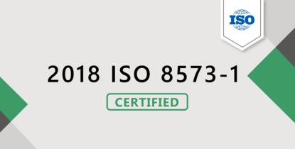 2018 ISO 8573-1 certified.